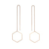 New Creative Korean Tassel Geometric Long Triangle Earrings