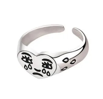 New Creative Retro Fashion Personality Domineering Jewelry Jewelry Ghost Finger Shaped Ring