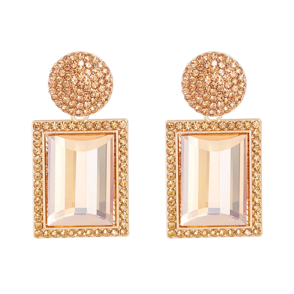 New Creative  Rhinestone Crystal Earrings