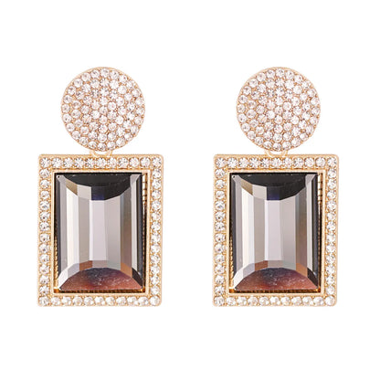 New Creative  Rhinestone Crystal Earrings