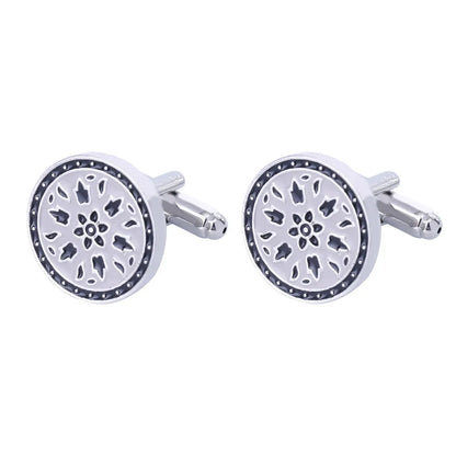 New Drip Oil Men'S Cufflinks To Buckle Fashion Diamond-Studded Metal Cuff Nails