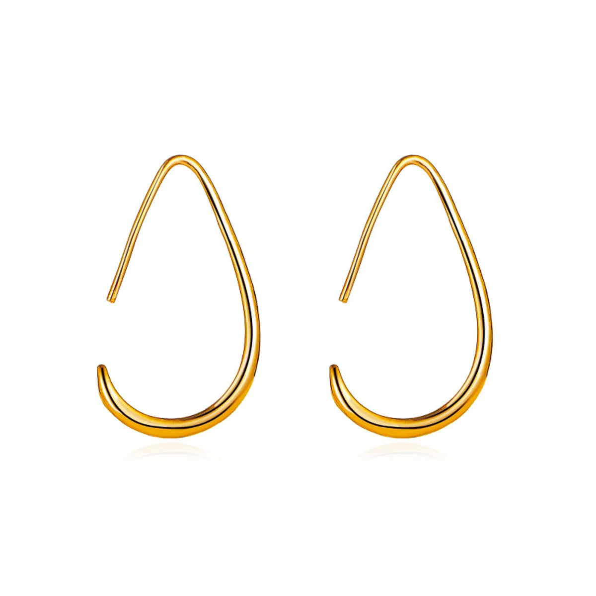 New Earrings Simple Water Drop Earrings Geometric Earrings Ear Hook Earrings Wholesale Gooddiy