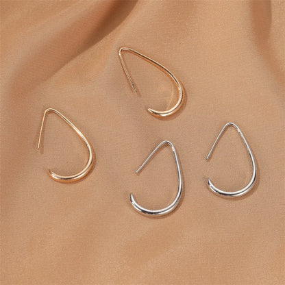 New Earrings Simple Water Drop Earrings Geometric Earrings Ear Hook Earrings Wholesale Gooddiy