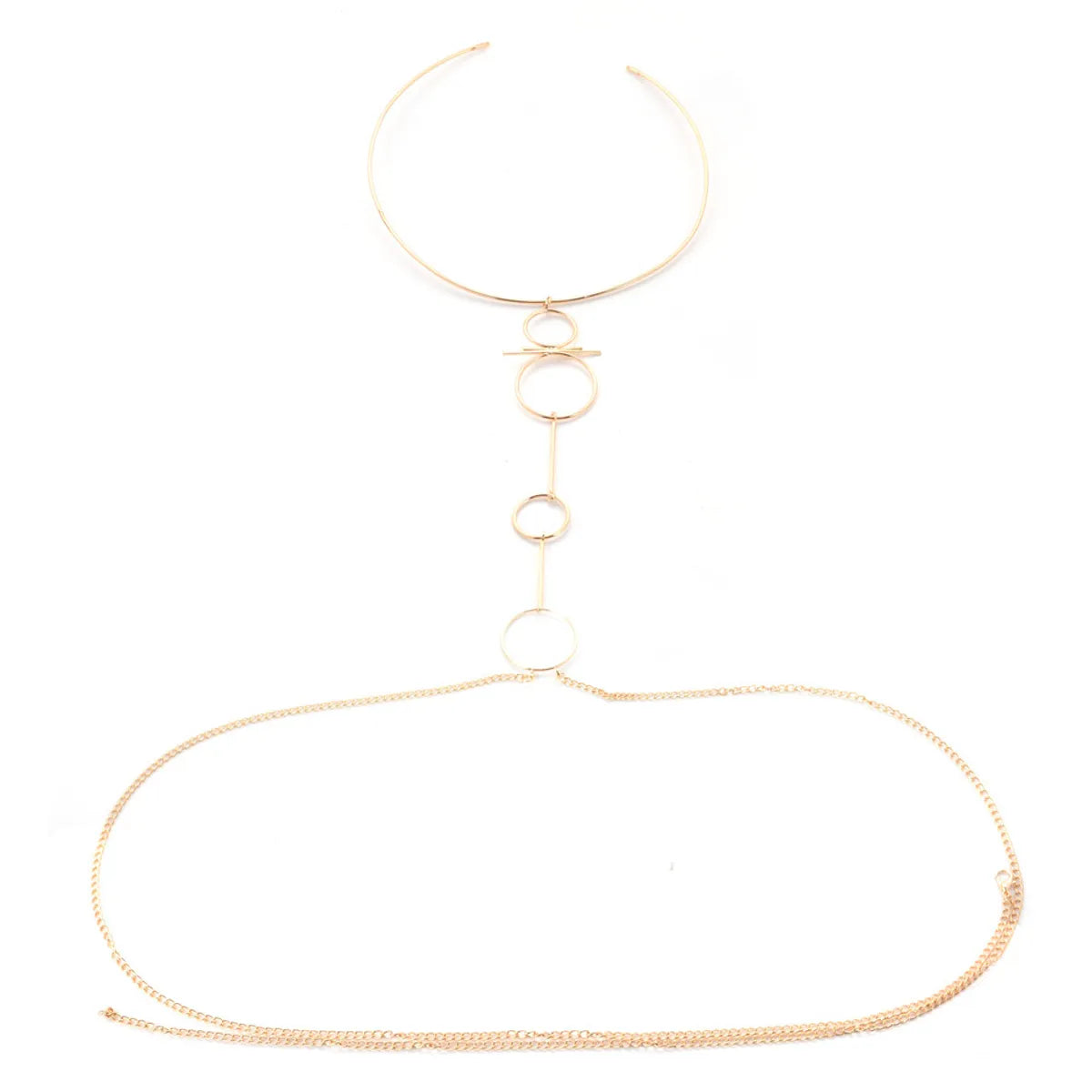 New European And American Fashion Circle Trendy Necklace Sexy Body Chain Waist Chain