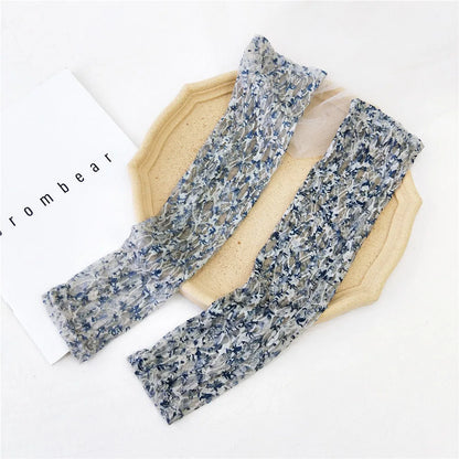 New Fairy Printed Lace Hand Sleeve Thin Section Korean Ice Silk Sleeve Arm Guard Sleeve Summer Wholesale Nihaojewelry