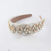 New Fashion European And American Style Baroque Diamond-Encrusted Rice Beads Personalized Headband Ladies Prom Street Shot Gorgeous Hair Accessories Women