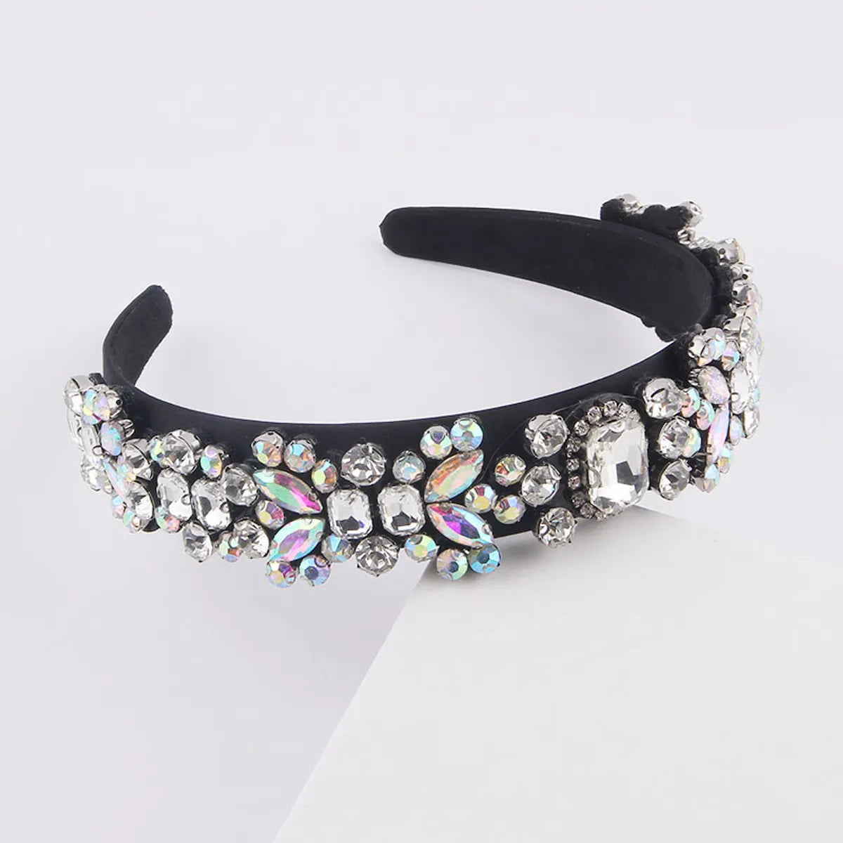 New Fashion Baroque Multicolor Diamond-Studded Rhinestone Headband