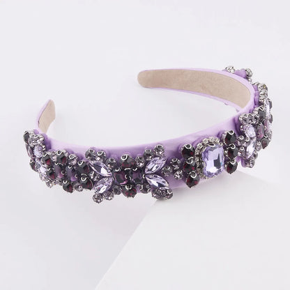 New Fashion Baroque Multicolor Diamond-Studded Rhinestone Headband