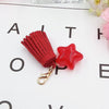 New Fashion Candy Color Acrylic Fivepointed Star Tassel Mobile Phone Shell Jewelry Accessories Semimanual