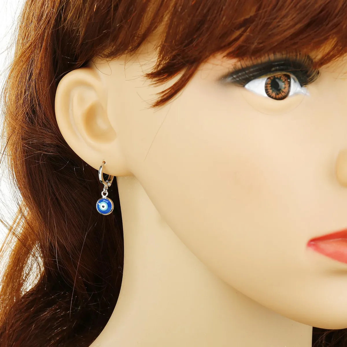 New Fashion Devil&#39;s Eye Turkish Blue Eye Drop Earrings Wholesale