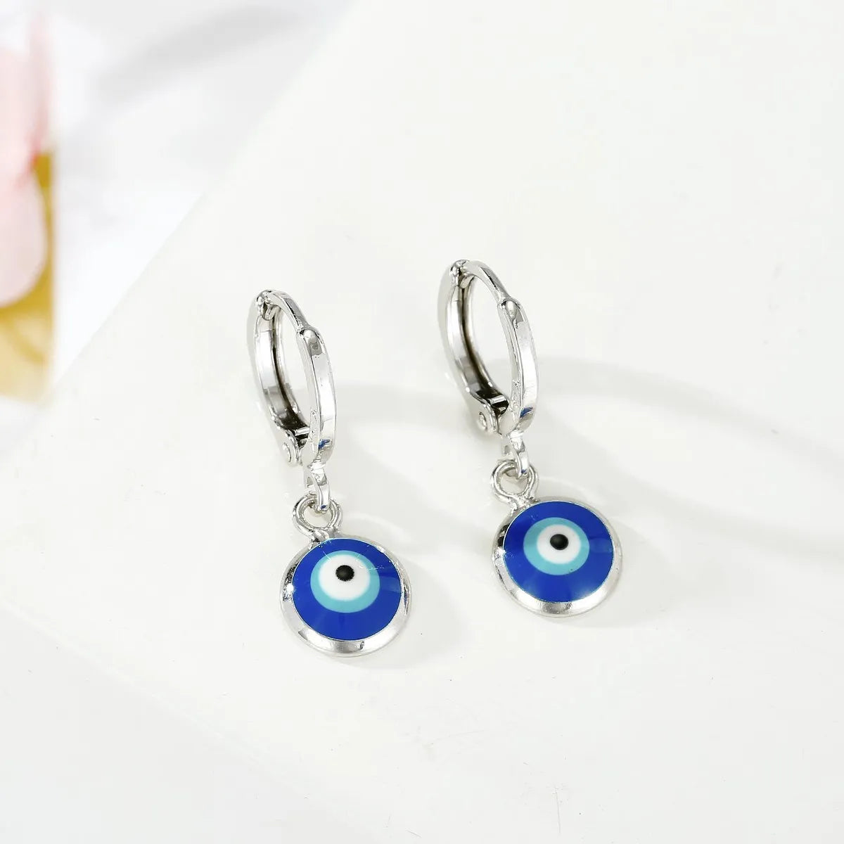 New Fashion Devil&#39;s Eye Turkish Blue Eye Drop Earrings Wholesale