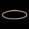 New Fashion Goldplated Zircon Alloy Bracelet For Ladies Set With Precious Stones Featuring Geometry Pattern