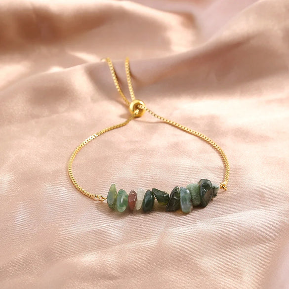 New Fashion Jewelry Indian Agate Natural Gravel Venetian Bracelet