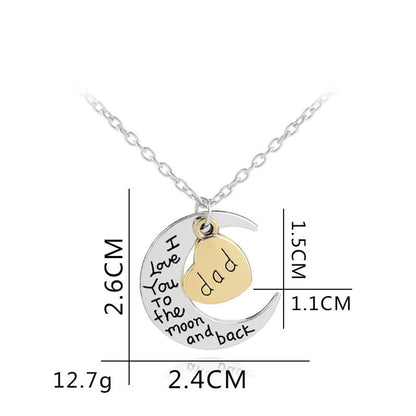 New Fashion Love Moon I Love You Necklace Wholesale