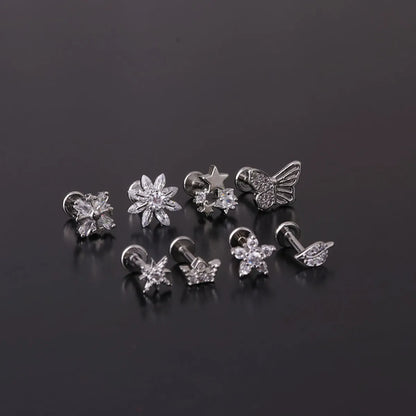 New Fashion Micro-inlaid Zircon Earrings