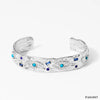 New Fashion Open Stainless Steel Bracelet With Geometric Design And Electroplating Treatment Simple Personality All Match Trendy Niche Design