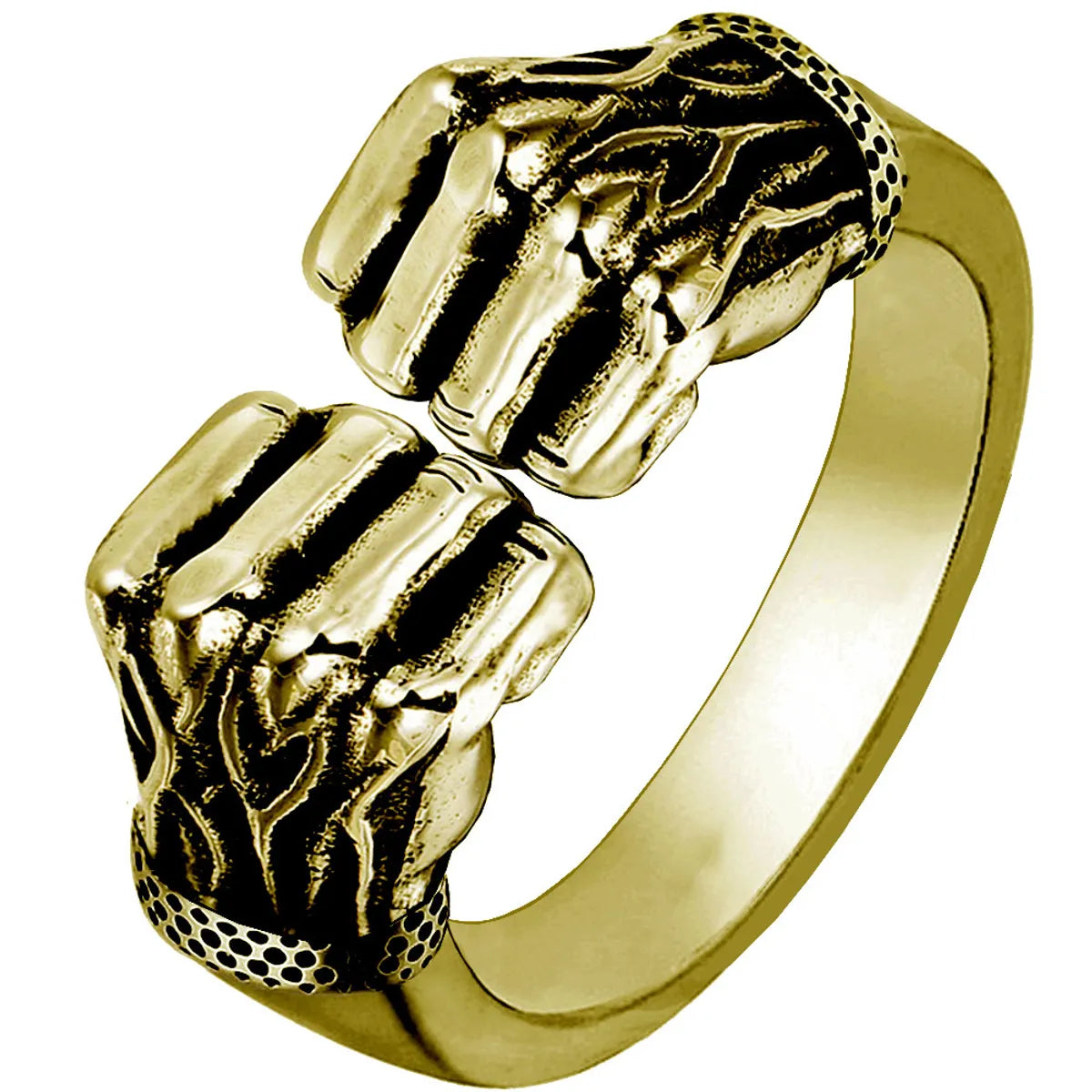 New Fashion Punk Lion Shape Ring Wholesale Nihaojewelry