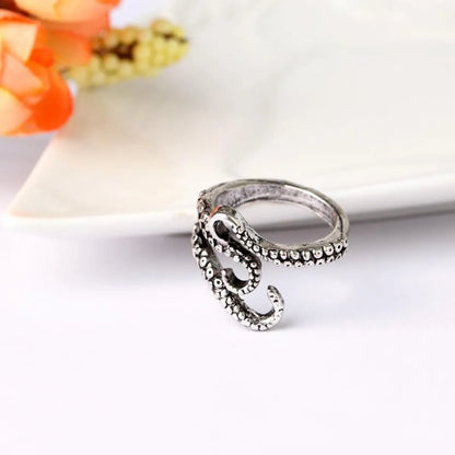 New Fashion Retro Octopus Ring Alloy Joint Ring Wholesale