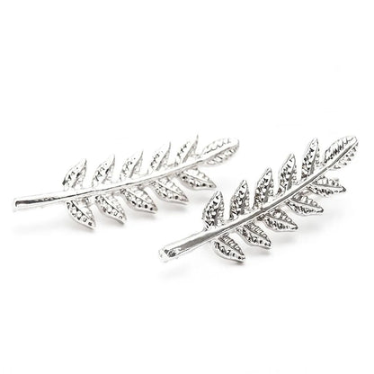 New Fashion Simple Leaf Shaped Leaf Shaped Ear Bone Clip Women Wholesale