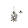 Simple Style Animal Alloy Diamond Belly Ring