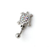 Simple Style Animal Alloy Diamond Belly Ring