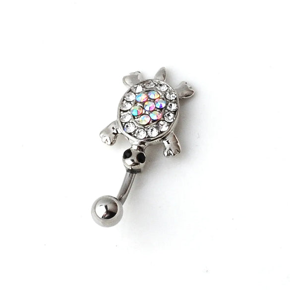Simple Style Animal Alloy Diamond Belly Ring