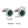 New Gem-Set Cufflinks French Fashion Men'S Metal Shirt Buttons Clothing Accessories