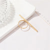 New Geometric Ring Jewelry Exaggerated Word Women'S Ring Long Ring Wholesale Nihaojewelry