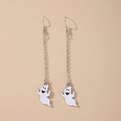 New Halloween Funny Pumpkin Ghosts Exaggerated Acrylic Earrings Wholesale