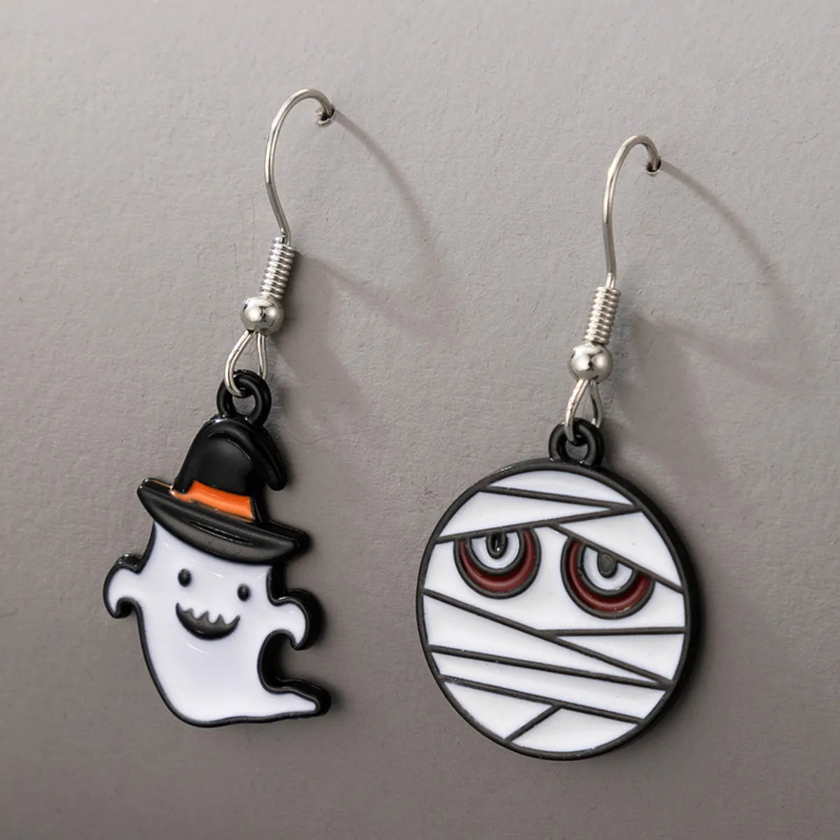 New Halloween Funny Pumpkin Ghosts Exaggerated Acrylic Earrings Wholesale