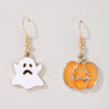 New Halloween Funny Pumpkin Ghosts Exaggerated Acrylic Earrings Wholesale