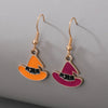 New Halloween Funny Pumpkin Ghosts Exaggerated Acrylic Earrings Wholesale