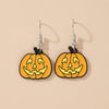 New Halloween Funny Pumpkin Ghosts Exaggerated Acrylic Earrings Wholesale