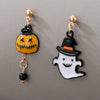 New Halloween Funny Pumpkin Ghosts Exaggerated Acrylic Earrings Wholesale