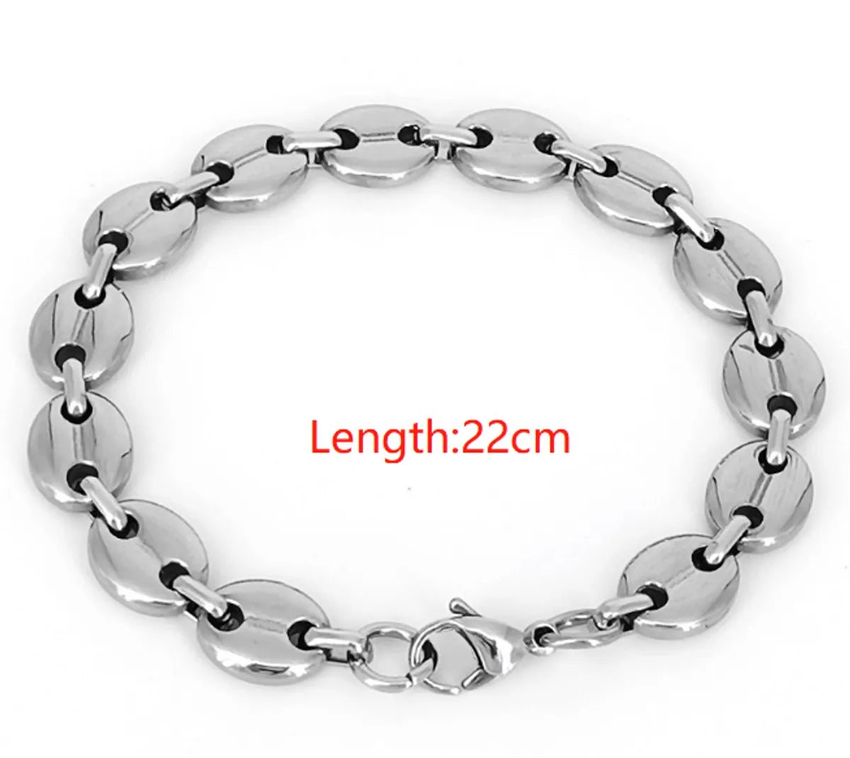 Fashion Titanium Steel No Inlaid Men'S Bracelets