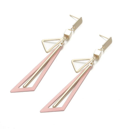 Geometric Plating Alloy No Inlaid Earrings