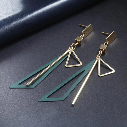 Geometric Plating Alloy No Inlaid Earrings