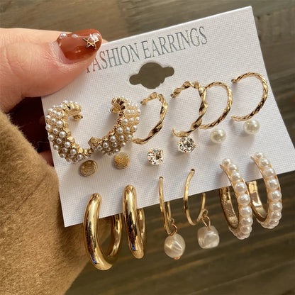 Fashion Letter Earrings