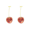 New  Internet Celebrity Elegant Earrings Women'S Niche Design Cherry Earrings Sweet Cherry Fashionable Earrings