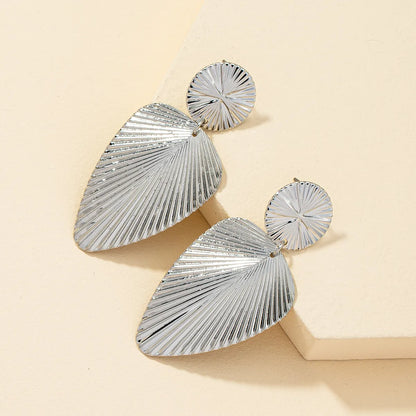 Lady Geometric No Inlaid Earrings