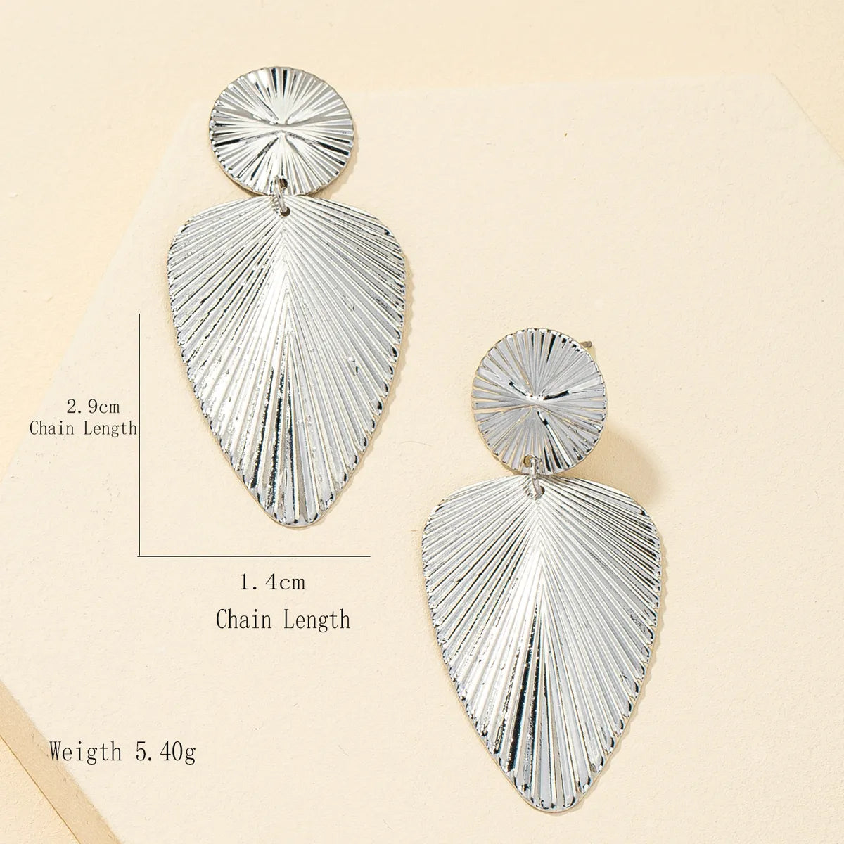 Lady Geometric No Inlaid Earrings