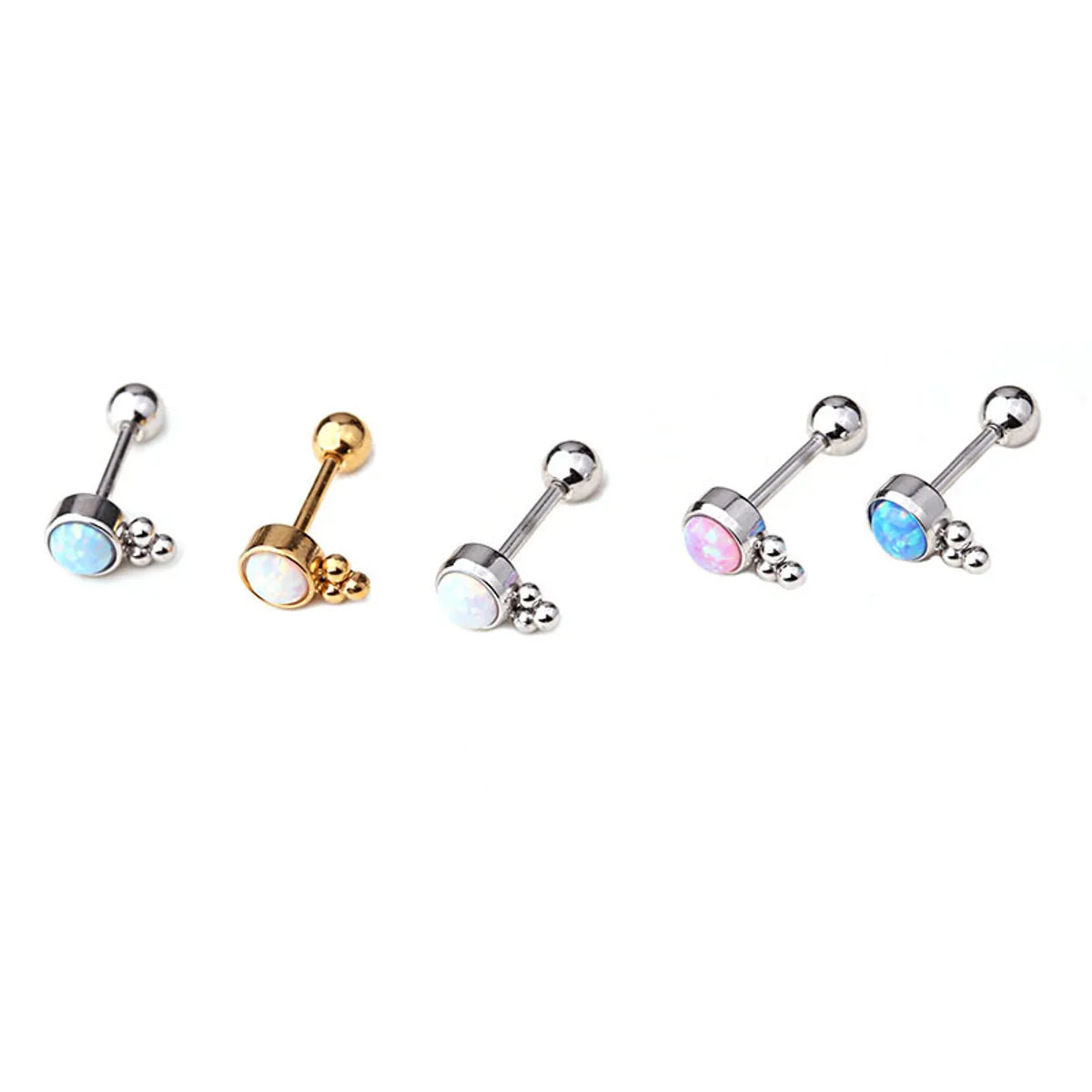 New Mini Screw Ball Single Earrings