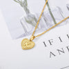 New Necklace Capital English Letter Stainless Steel Chain Pendant Jewelry