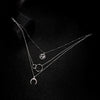 New Necklace Fashion Multilayer Moon Map Bohemian Style Multilayer Necklace For Women