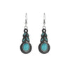 Ethnic Style Geometric Alloy Plating Turquoise Women's Earrings