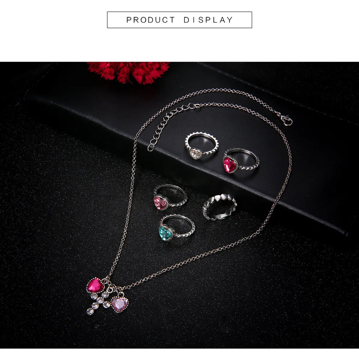 Fashion Geometric Alloy Plating Artificial Gemstones Women's