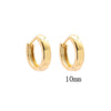 Retro C Shape Plating Alloy No Inlaid Earrings