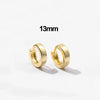 Retro C Shape Plating Alloy No Inlaid Earrings