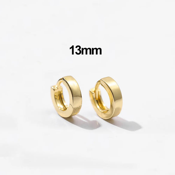 Retro C Shape Plating Alloy No Inlaid Earrings