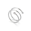 New Simple Elegant Titanium Steel Ring With Multi Layer Creative Design For Women In Sports Style